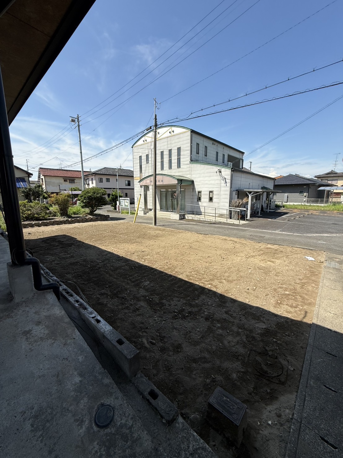 解体工事の現場敷地
